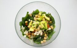 Protein rich buffalo chickpea salad